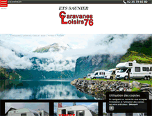 Tablet Screenshot of caravanes-loisirs76.com